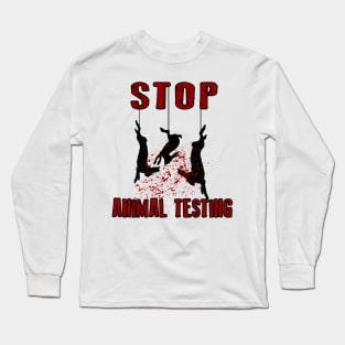 Stop Animal Testing - Rabbits Long Sleeve T-Shirt